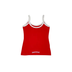 Horseshoe Chrome Cami: Red