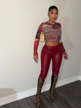 Wild Instinct Mesh Top