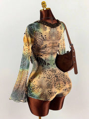 Golden Safari Romper