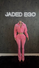 Extendo Stacked Jogger Set (Pinky Promise)