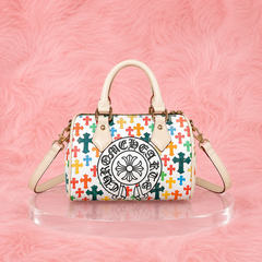 Luxe Chrome Pillow Bag