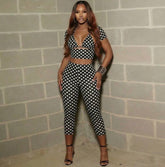 Polka Doll Set: Black