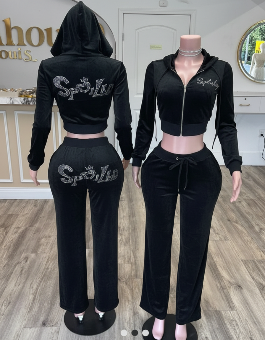Velour “Spoiled” Set