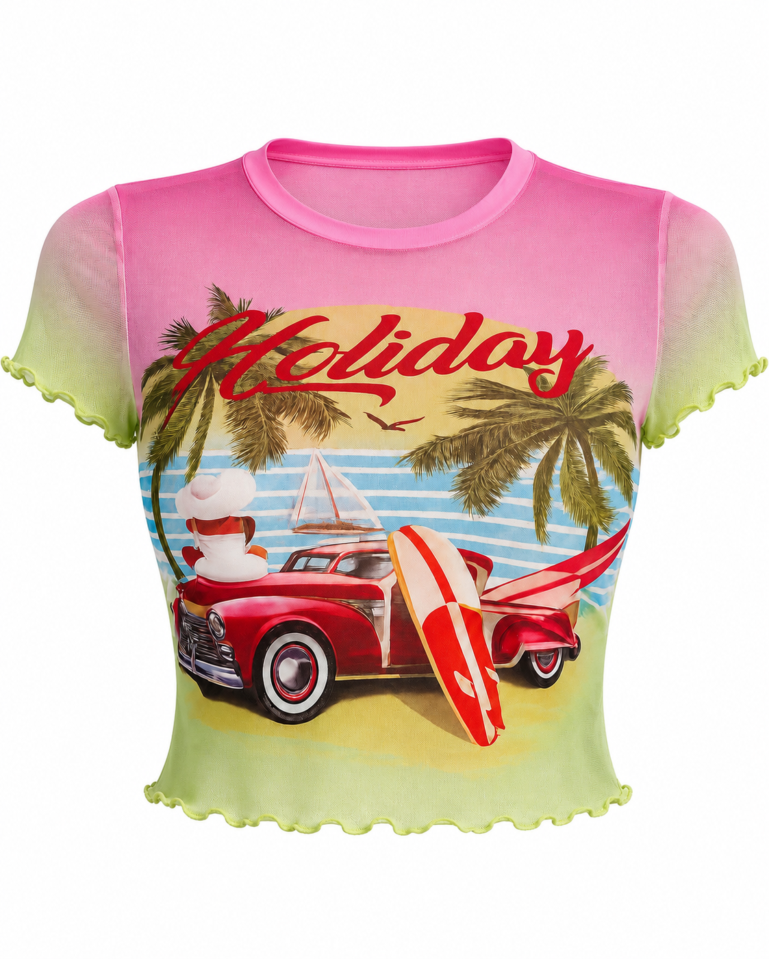 Paradise Postcard Top