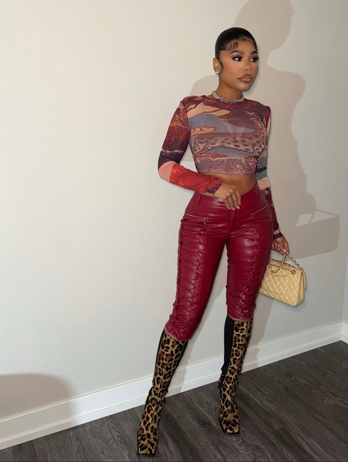 Wild Instinct Mesh Top