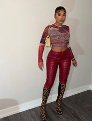 Wild Instinct Mesh Top