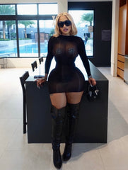 High Voltage Dress: Black