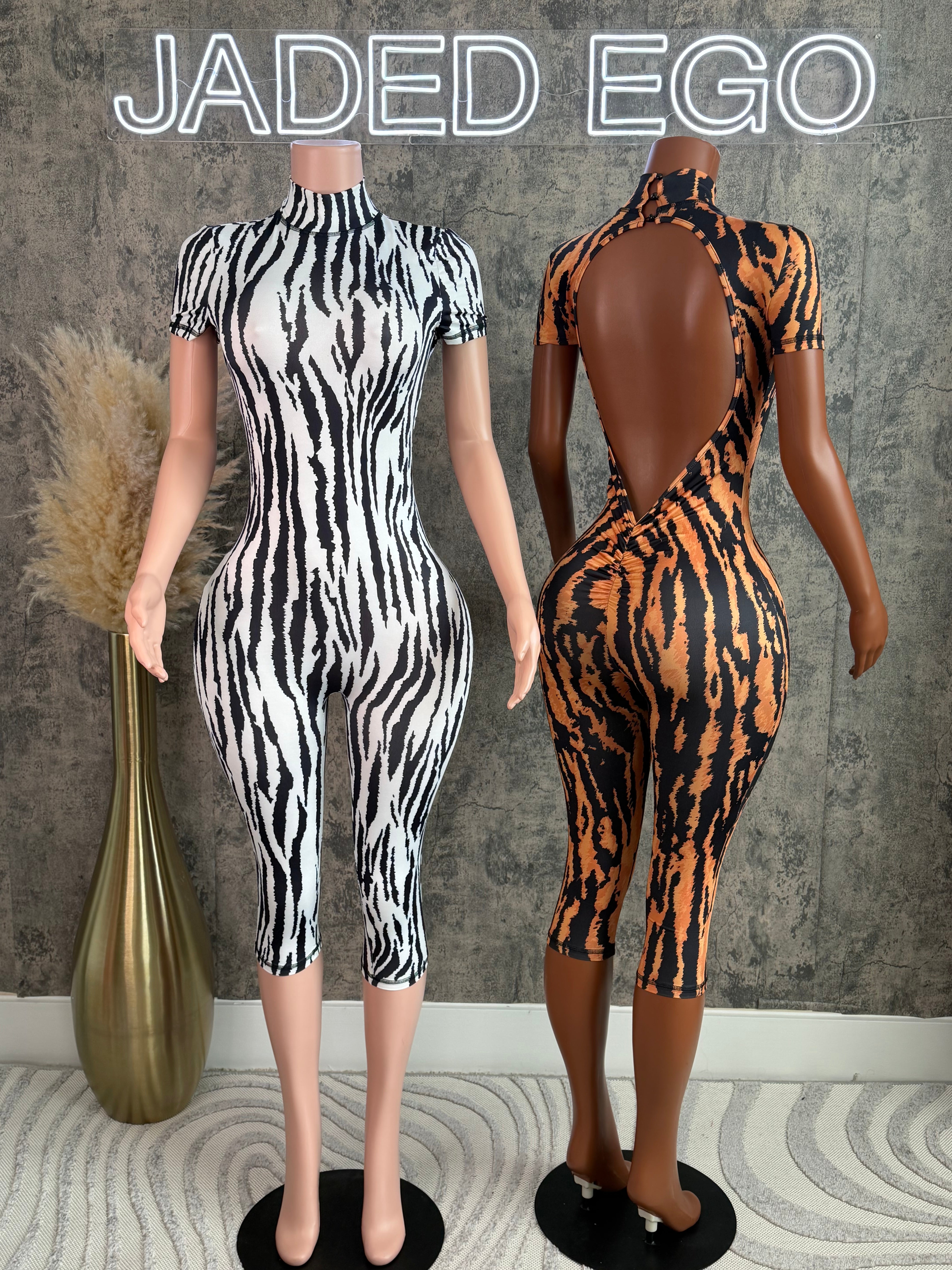 Wild Obsession Capri Jumpsuit