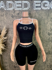 Chrome Edit Biker Shorts