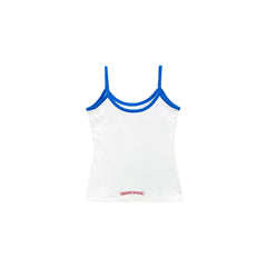 Horseshoe Chrome Cami: White