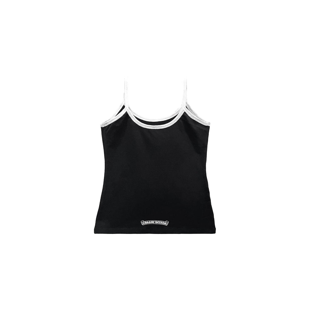 Horseshoe Chrome Cami: Black