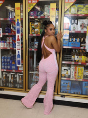 Cheetah Girl Playsuit:Pink